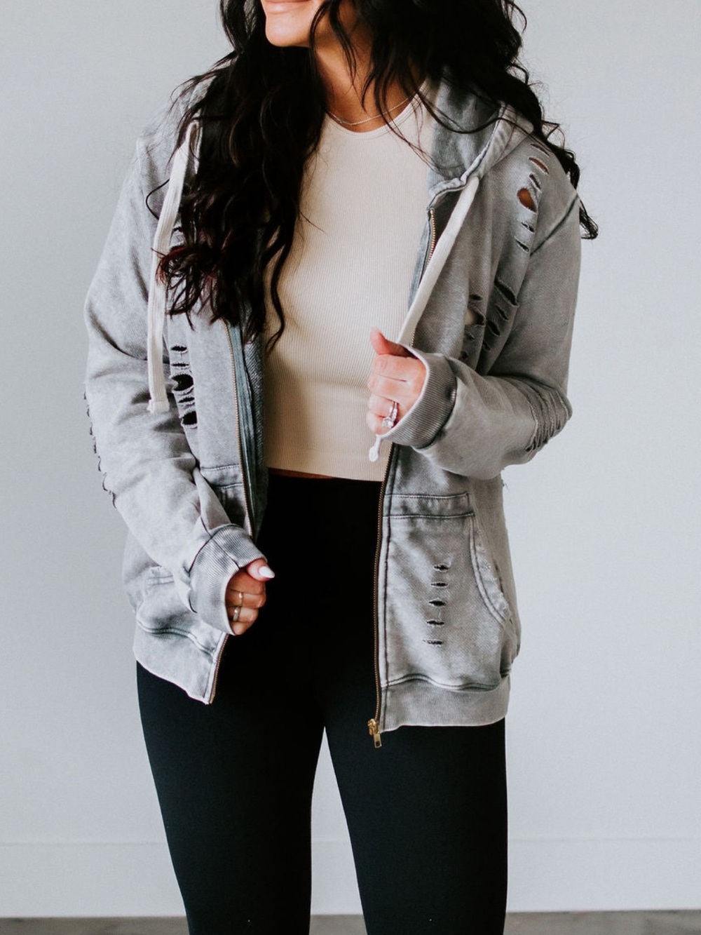 Lilly and Lottie Distressed Sweatshirt